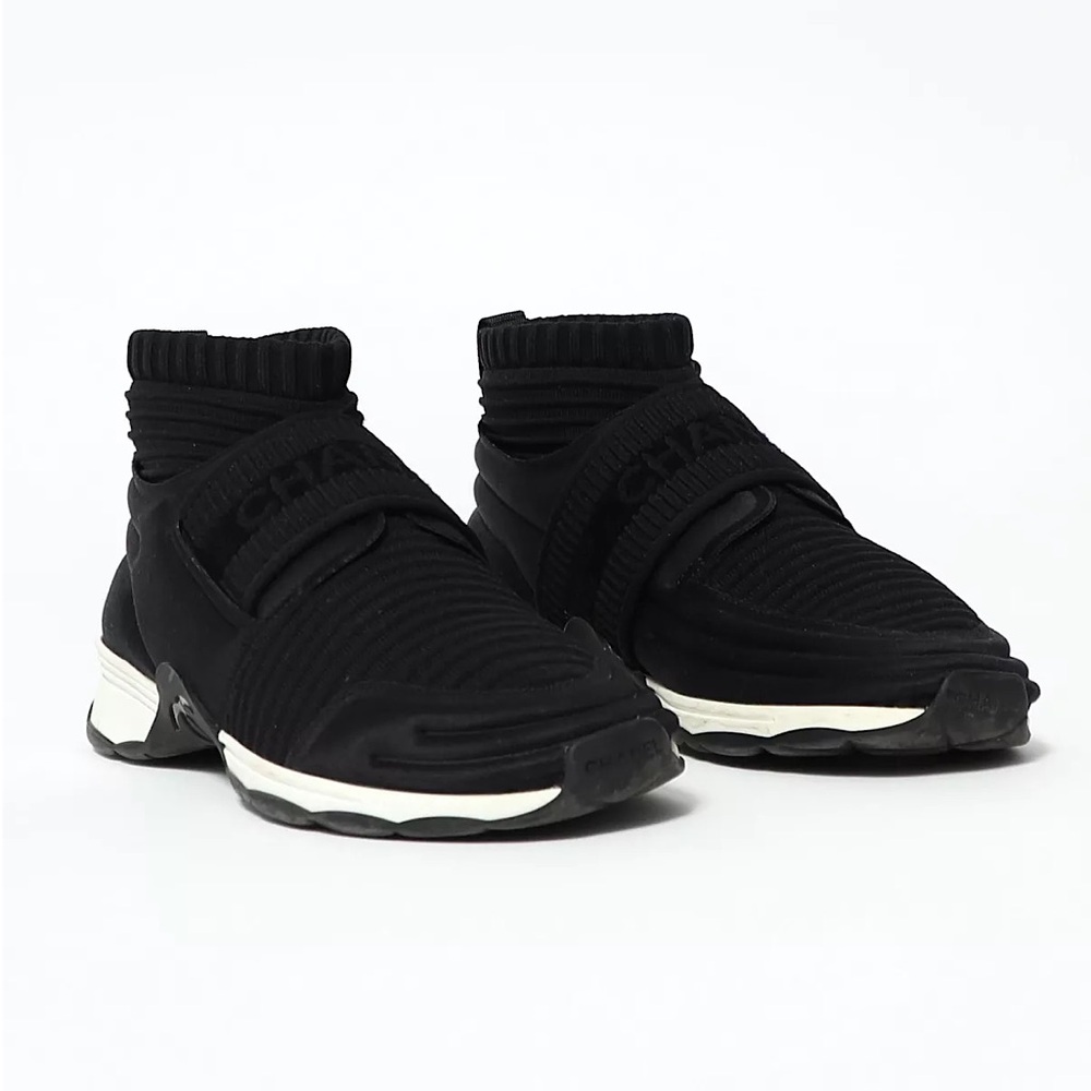 Chanel 'CC' Sock Sneakers